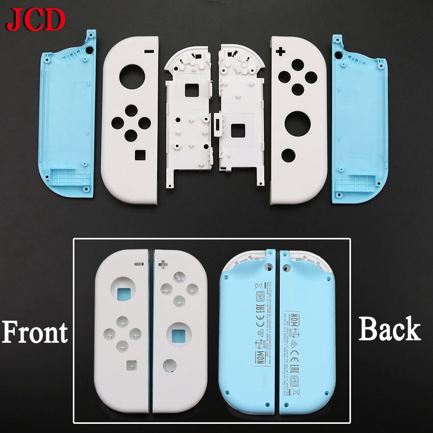 JCD 1Set Animal Crossing Replacement Housing Shell Case For Nintend Switch Joycon Left Right Controller Cover with middle frame: NO 4