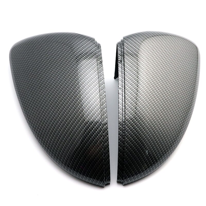 NEUE Für Volkswagen VW Golf MK7 7,5 GTI 7 Golf 7 R Touran L Auto Seite Flügel Rear-View spiegel Abdeckung Carbon faser muster Schwarz Abdeckung: Carbon fiber pattern