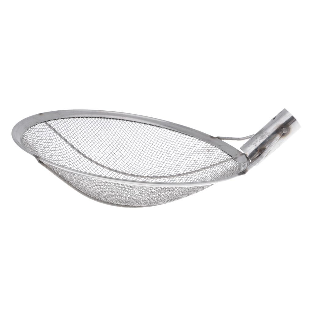 Portable Fishing Landing Net Steel Wire Alloy Frame Fishing Keeper Netting