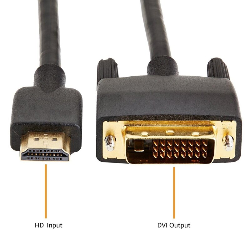 Power Cord 1.5M HDMI-Compatible To DVI Adapter Cable 2M Not For Connection To SCART Or VGA Connector