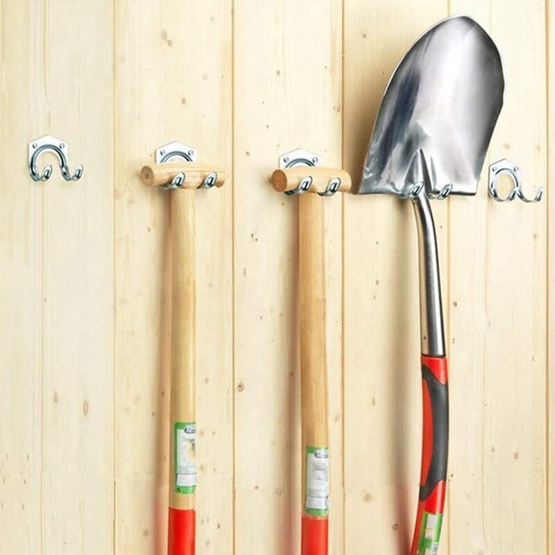 15Pk Tool Hooks For Shed Heavy Duty Garage Hooks Shed Hooks For Garden Tools Garage And Garden Tool Storage Hooks