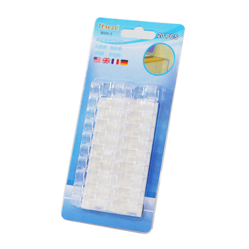 20 bucăți cablu cablu de sârmă cleme de plastic fixator de cleme autoadezive  l69a: Gri