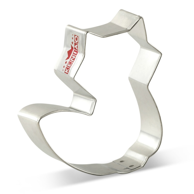 KENIAO Fox Cookie Cutter Woodland Animal Fondant / Bread / Sandwich / Biscuit Cutter for Kids - 8.1 x 8.7 cm - Stainless Steel