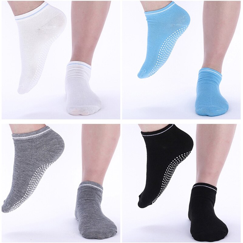 Rutschfeste yoga-socken für damen, rutschfest, aus silikon, für fitnessstudio, pilates, ballett, sport, aus atmungsaktiver, elastischer baumwolle, größe  x759b