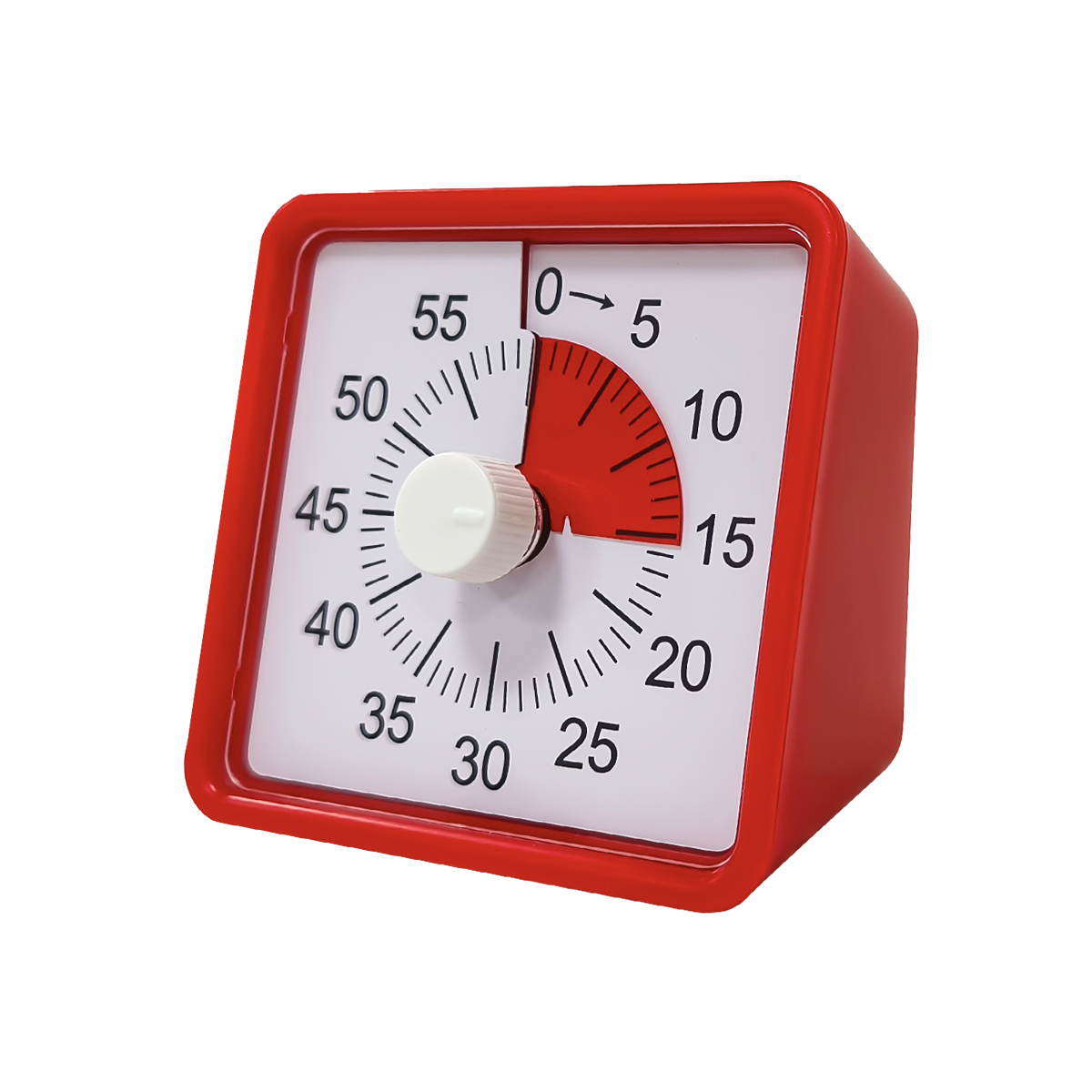 60-minuten Google-timer voor studie Pomodoro Countdown Koken Kookwekker Productiviteit Visuele timer Kinderen: Rood