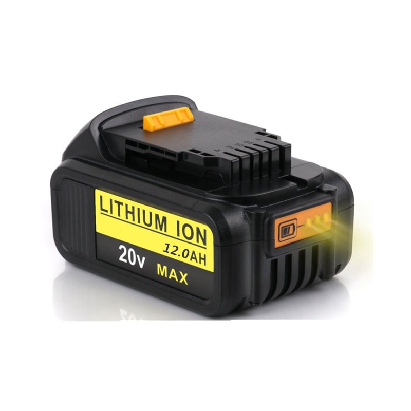 20V 12000mAh For DeWalt DCB200 MAX Rechargeable Power Tools Battery Replacement DCB181 DCB182 DCB101 DCF885 DCF887 + 3A Charger