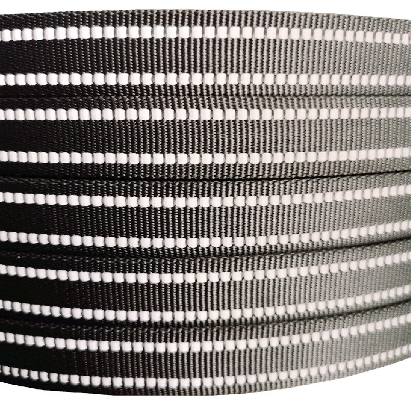 50 Yards 25Mm Reflecterende Singels Naaien Accessoires Rugzak Strapping Riem 1Mm Dikte Huisdier Kraag Diy Polyester Tape