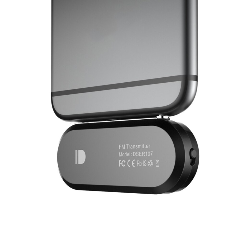 1pcs FM Transmitter FM Radio Calling Wireless Radio 3.5mm Jack Adapter for iPhone for IOS Android Car Speaker Doosl