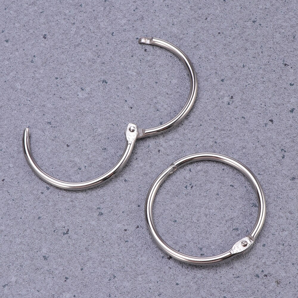 80Pcs Round Wire Snap Rings for Shafts Shaft Wire Ring Snap Ring Retainer Metal Clips(Silver)