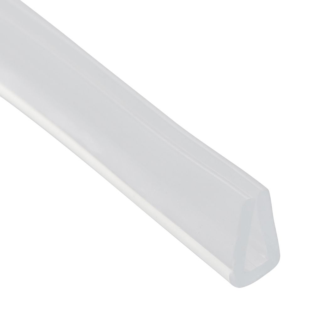 2 Meter U-Kanaal Rubberen Rand Afdichtstrip Douche Deur Glas Afdichting Tape Rand Guard Tochtstrip Meerdere Maat