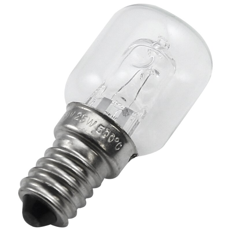 220V E14 Hoge Temperatuur Lamp Transparant 500 Graden 25W Halogeen Bubble Oven Lamp E14 250V 25W quartz Lamp