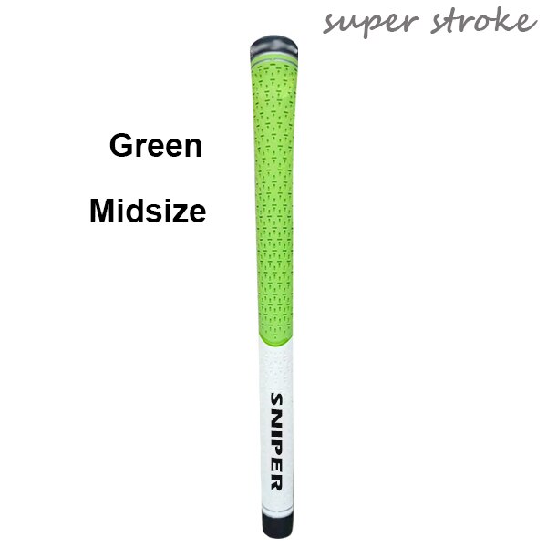 In  ss 13 stuks/partij standaard en middelgrote rubberen golfijzergrepen golfclubgrepen: Groene middelgrote