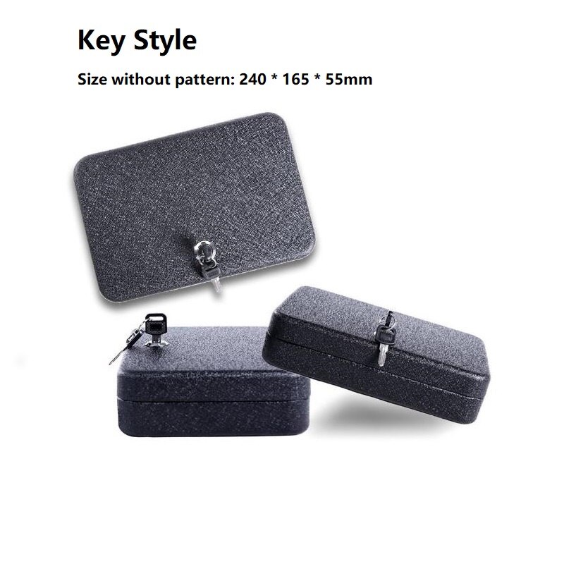 Mini voiture en métal Double assurance coffre-fort avec boîte de rangement en acier-corde: Key Style