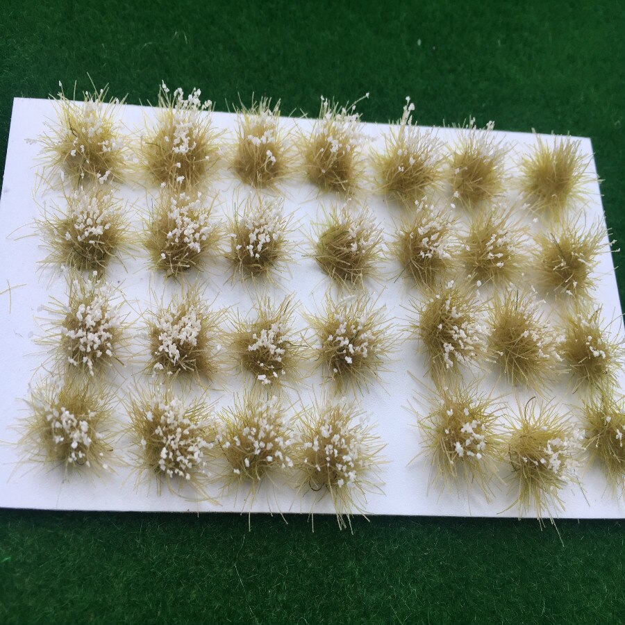28 einzelne pflanzen, modellgrasbüschel, miniaturgrasbüschel für modelleisenbahnanlagen oder simulationslandschaften