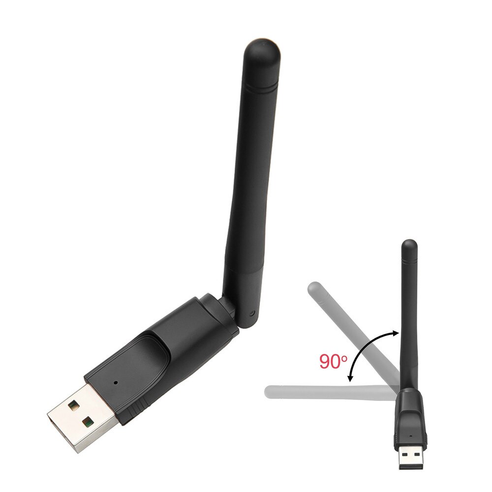 Usb 2.0 Wifi Draadloze Netwerkkaart 150M 802.11 B/G/N Lan Adapter Met Draaibare Antenne Voor laptop Pc Mini Wifi