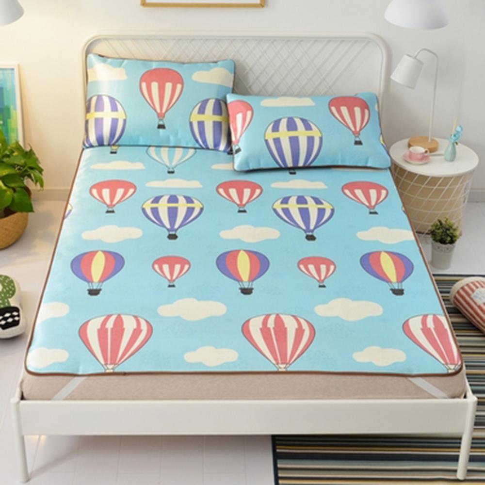 3d søde kølige sengepuder trykt luftballonmåtte sommer sammenfoldelig kølemadraspude moderne dekoration til soveværelse cool følelse