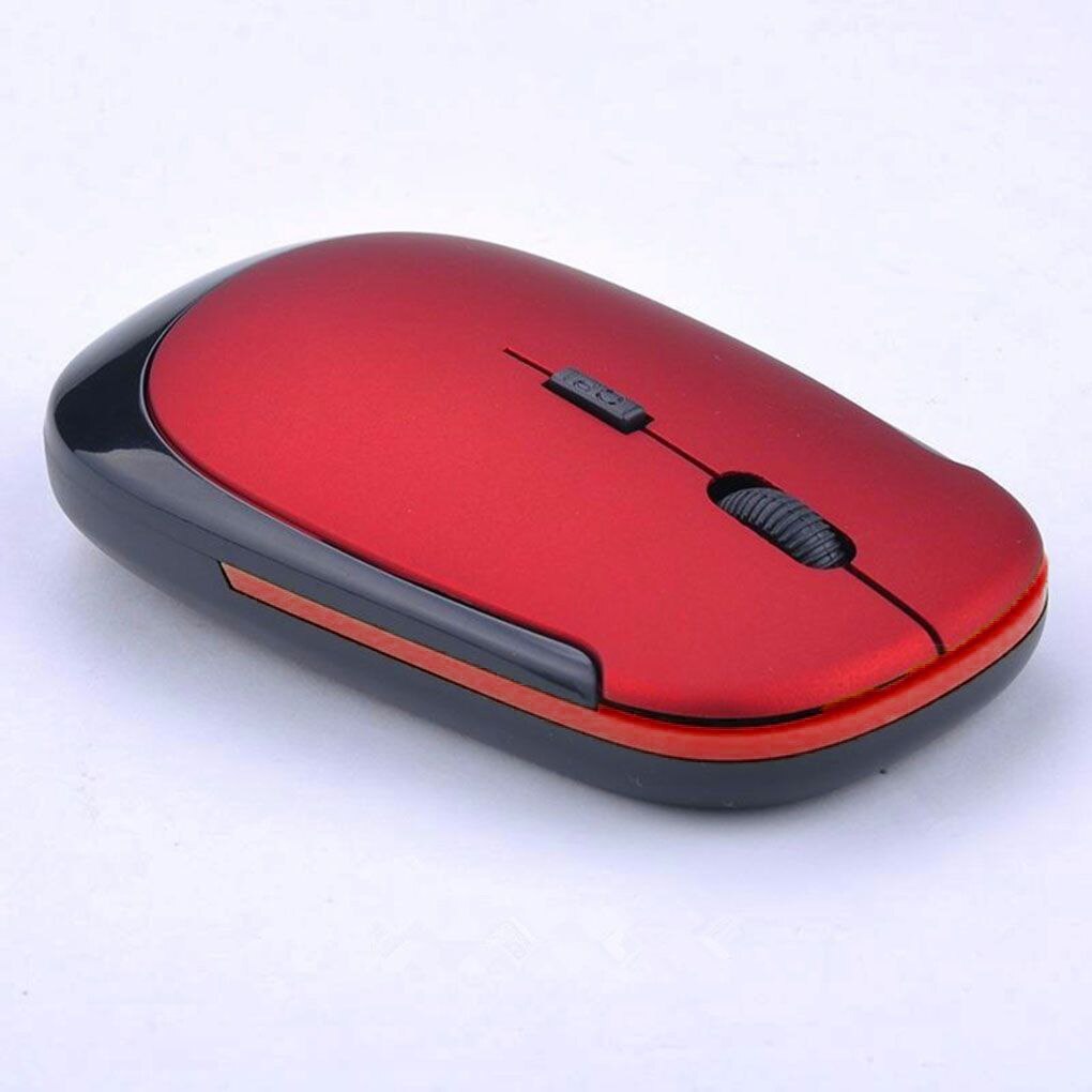 5 Colors Ultra Thin Wirelss Mouse 1600DPI 4 Buttons 2.4G Optical Mouse Portable Home Office Wireless Mice for PC Computer Laptop: C