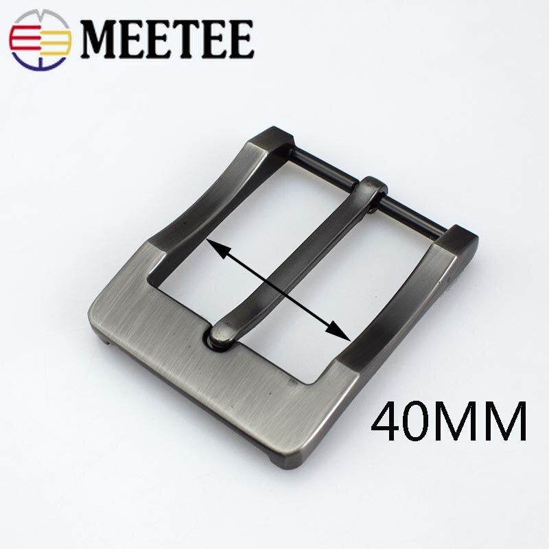 5/10/20pcs Solid Brushed Metal Belt Buckles Men 40mm Pin Buckle For 3.8-3.9cm Belts DIY Leather Craft Jeans Accessories