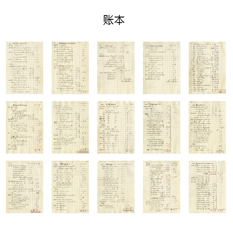 30 Uds. Mapa antiguo letras de flores página de música Material de fondo papel diario basura álbum de recortes papel decorativo Vintage para manualidades Diy: Chocolate
