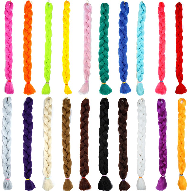 DIANQI Hair products synthetic Kanekalon braided h... – Grandado