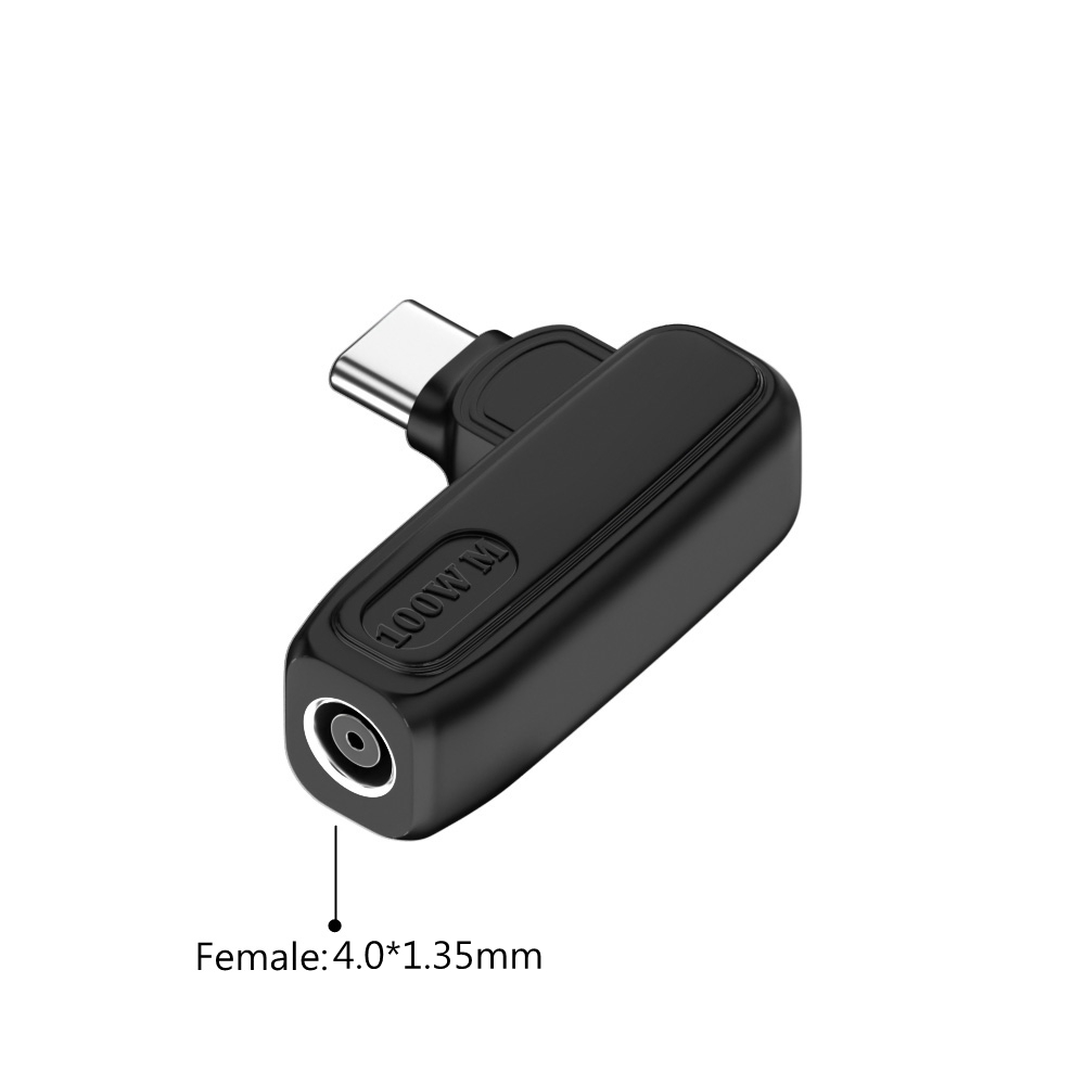 140W 100W DC 4.5X3.0mm to USB C PD Power Adapter Converter Plug for HP Laptop Charger to 5V 9V 20V Type C Fast Charging Cable: Lavender