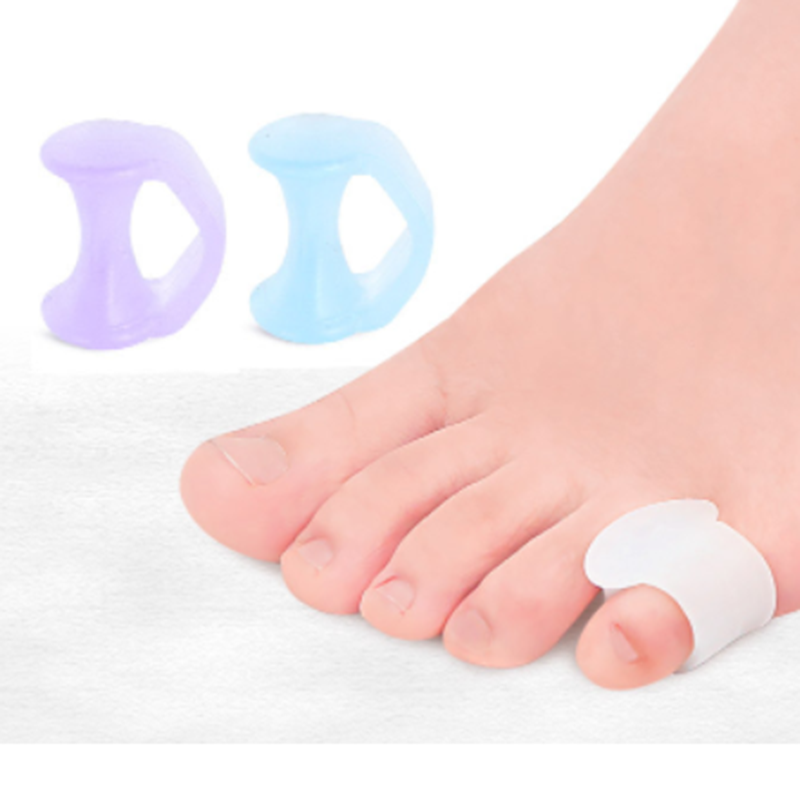 2 Stuks Teenseparators Teen Siliconen Bunion Guard Voetverzorging Orthopedische Vinger Teen Separator Correctie Pad Foot Care Tool
