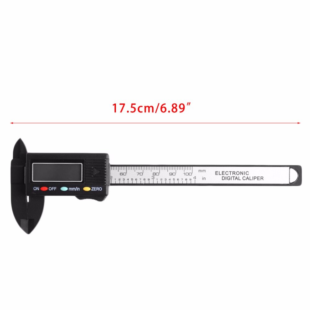 LCD Eletrônica Digital Vernier Caliper Medidor 100mm 4 polegada Medida Micrômetro Novo