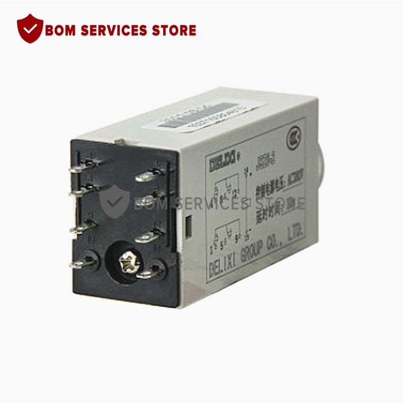 Brand H3Y-2 DC 12V 24V /AC 110V 220V Delay Timer Time Relay 0 - 30 Minute with Base 5A