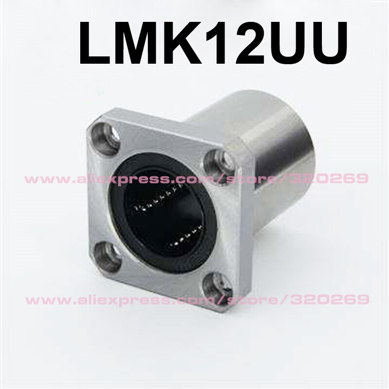 12Mm LMK12UU Flens Lineaire Beweging Bearing Bush Voor 3D Printer