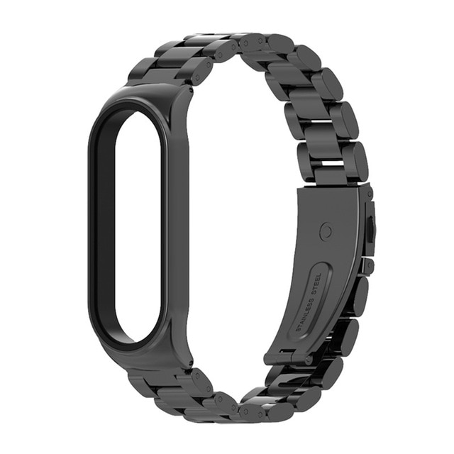 Strap For Xiaomi Mi Band 4 3 Strap Bracelet Metal Stainless Steel Global Version Compatible Wristbands: 2