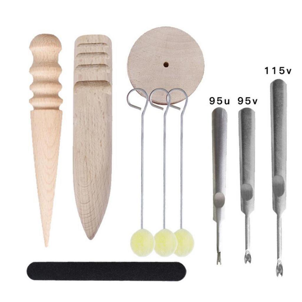 10 in 1 Leathercraft Tools Kit Stitching Edge Beveler Leather Skiving DIY Set