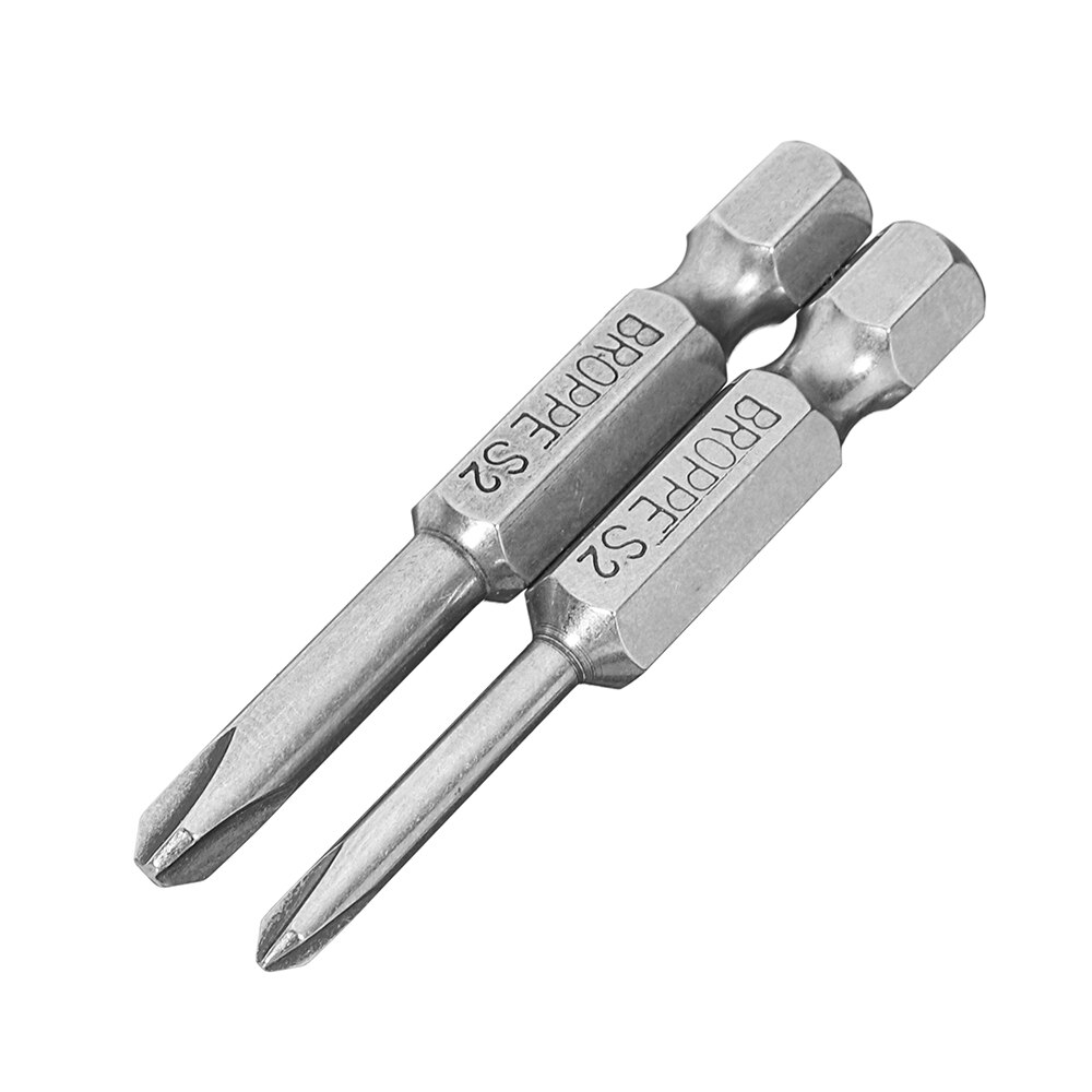 Broppe 2 stk sett 3.0/4.5mm stk y-type skrutrekker borbits skrutrekker biter sekskantet skaft magnetisk 1/4 &quot; sjåfør biter hånd y formet