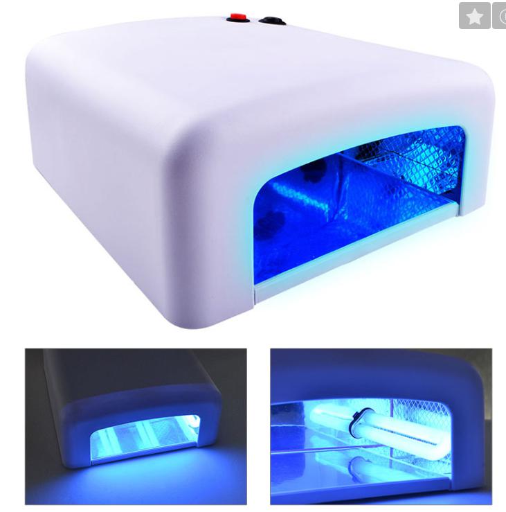 36w uv-lampen led nageldroger voor het uitharden van alle gelnagellak nagels drooglamp auto-sensor nagel manicure tool nagelkunst salon: 110v- us-stekker