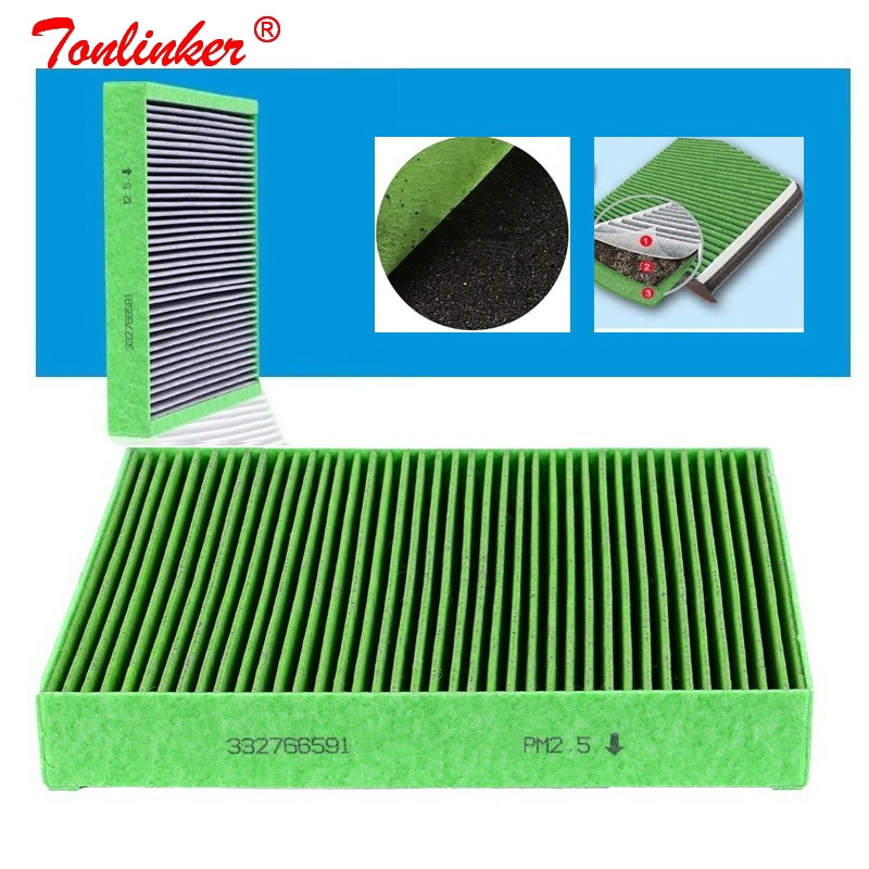 Filtro de cabina 332766591 1 unidad para Chevrolet Cruze Aveo Malibu Cobalt Onix Orlando Prisma Spark SPin Trax Volt Ev, modelo de coche