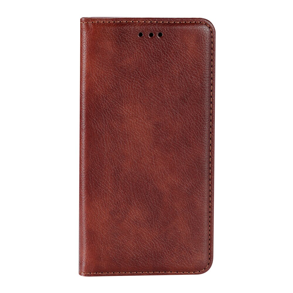 Schokbestendig Case Voor Oppo A9 Flip Case Telefoon Back Cover Voor Oppo A9 A11x Portemonnee Mobiele Telefoon boek Coque: brown