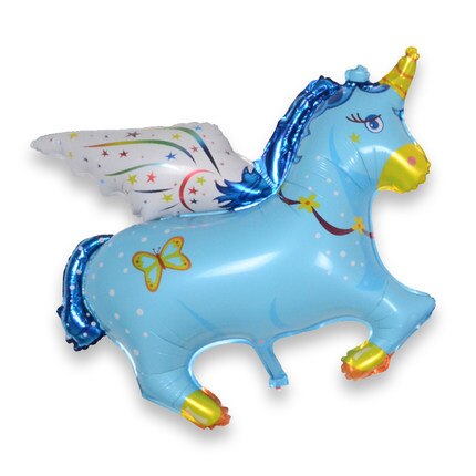 1 stks Grote Vliegende Paard Helium Folie Ballon Verjaardag Decoraties Baby opblaasbaar Speelgoed Dier Cartoon Ballonnen