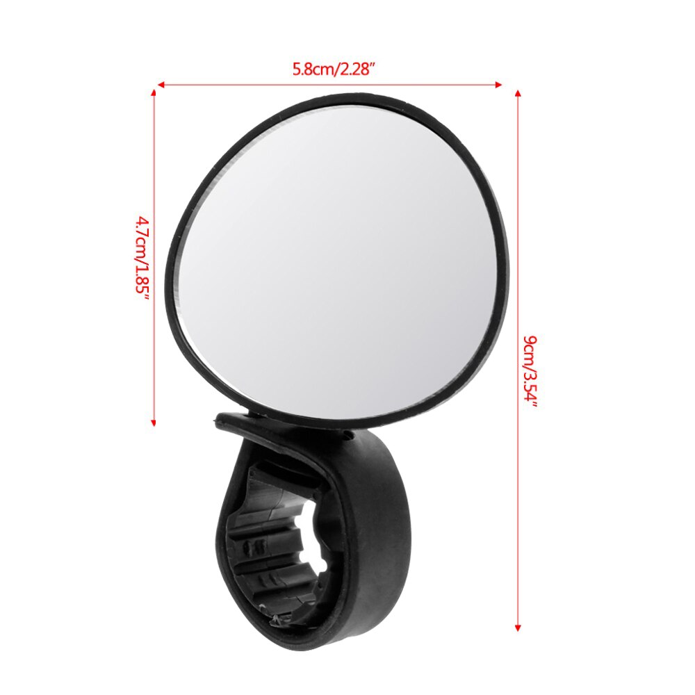 3 cores rotatable ajustável 360 graus guiador espelho retrovisor ciclismo bicicleta acessórios da bicicleta adequado para bicicleta