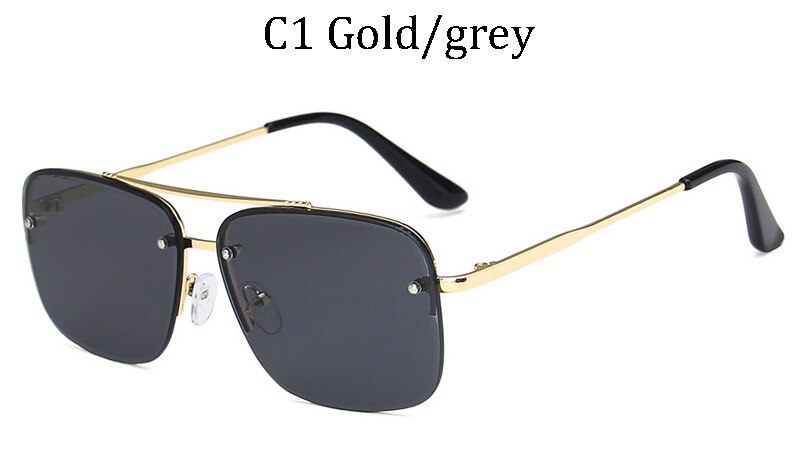 Aoze classic style cool unisex sunglasses brand men's vintage sunglasses zonnebril dames UV: 81013 C1