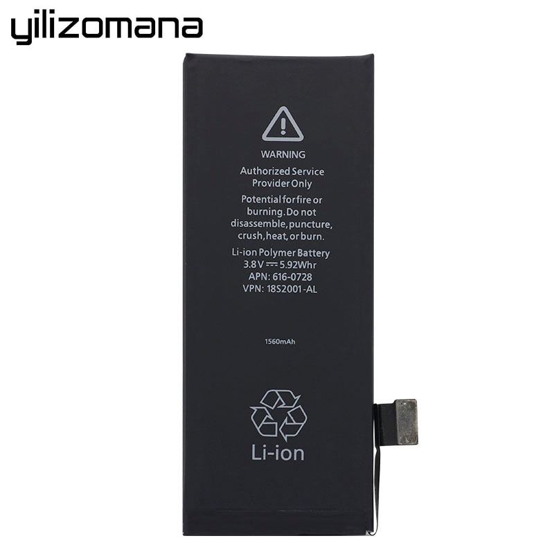YILOZOMANA Original Telefon Batterie Hohe Kapazität 1560 mAh Batterie Für iPhone 5 S Ersatz Batterien Kostenloser Werkzeuge Einzelhandel Paket