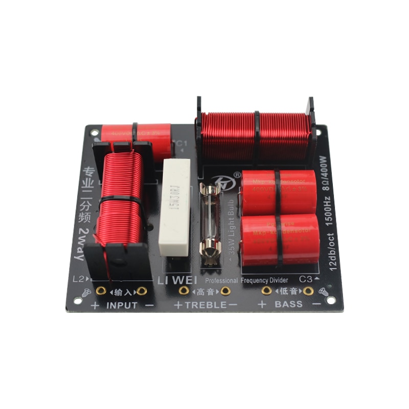 GHXAMP 400W Tweeter and Bass Crossover 8ohm 2 Way ... – Vicedeal