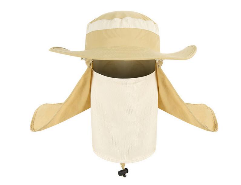Gorro de pesca con protección UV para exteriores, para el cuello con solapa protección facial, máscara para el sol, diadema, equipo de pesca, sombrero antimosquitos para la lluvia y el sol, 2022: 3