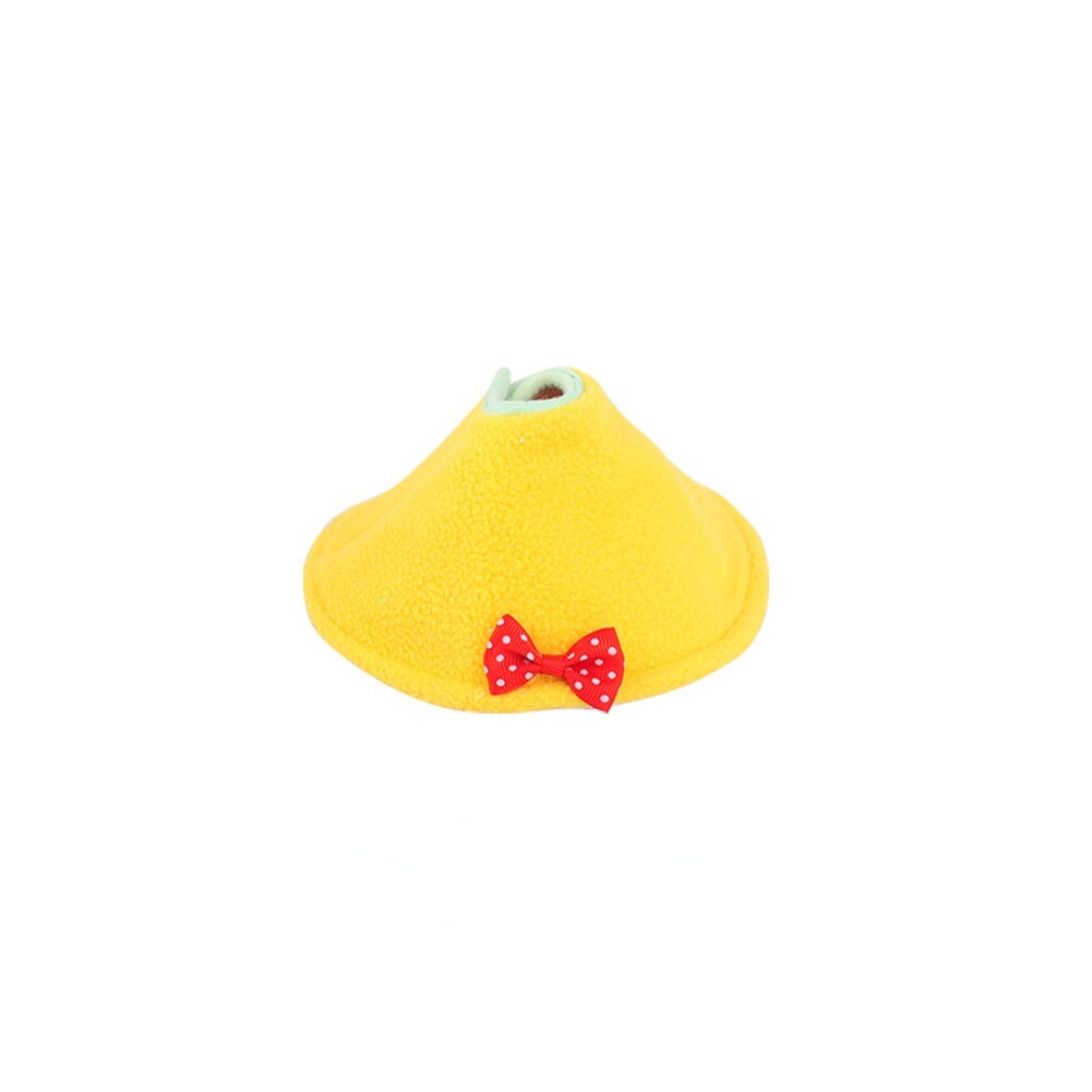Parrot Collar Cloak Restoration Collar Anti-bite Pecking Elizabeth Protection Collar Bird Cloak Pet Warm Clothe Cute Comfortable: Yellow / XL