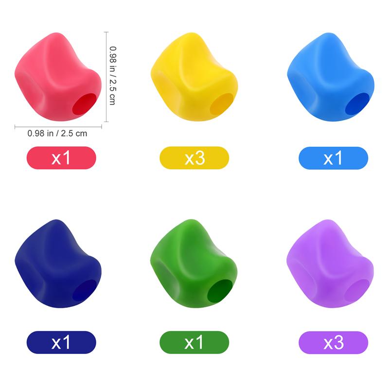 10pcs Writing Aids Durable Universal Ergonomic Writing Grip for School Home Children