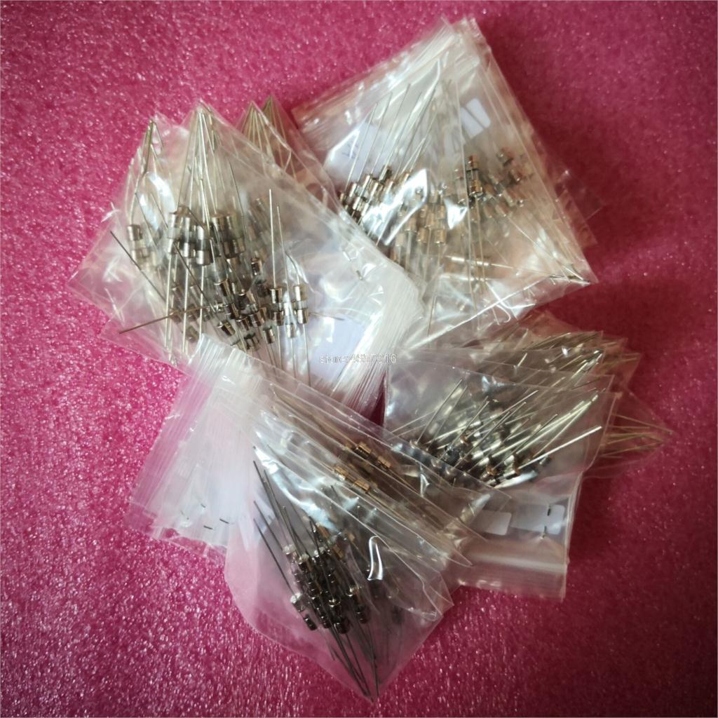200PCS 0,5 EINE 1A 1,5 A 1,6 A 2A 2,5 EINE 3A 3,15 EINE 4A 5A 6,3 EINE 8A 10A 15A 250V 3.6*10mm Miniatur Sicherungen 3,6 x10 Axial Blei Keramik Sicherung