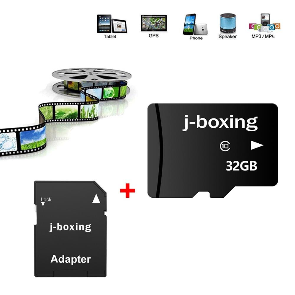 J-boxing 32GB TF Card Memory Card with Adapter Flash Memory SD Card 32 gb cartao de memoria for Smartphone/Tablet PC/GPS/Camera