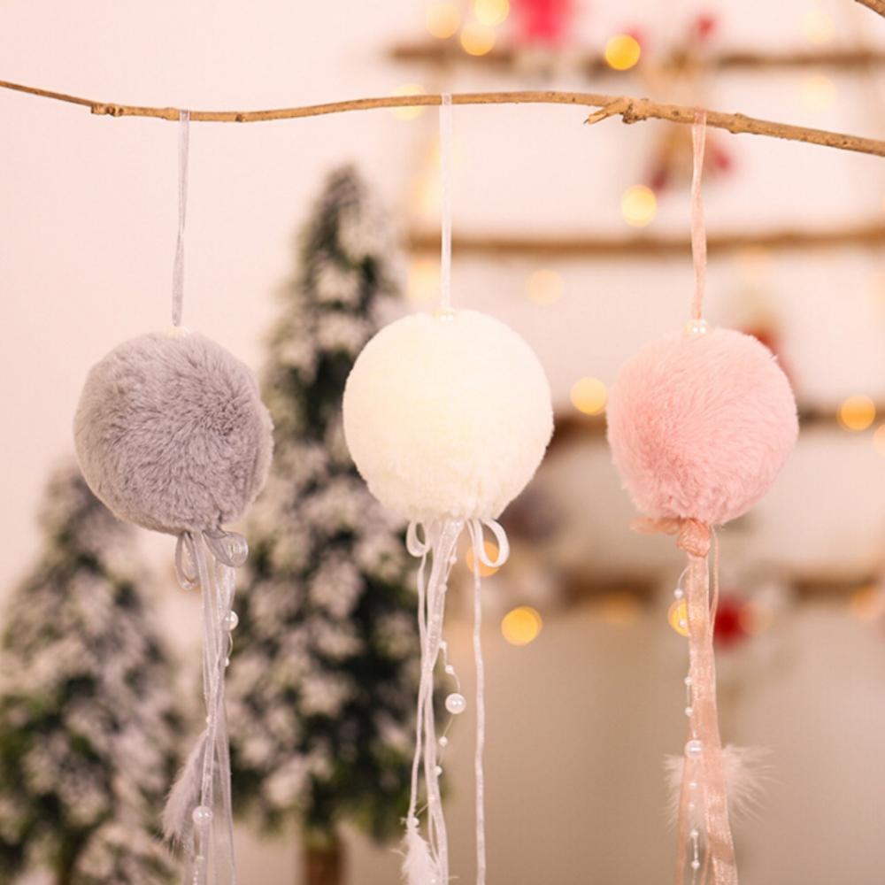 Christmas Ornaments Plush Pendant Christmas Doll Christmas Tree Plush Ball Christmas Tree Pendant