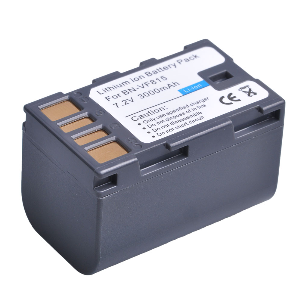 3000mAh BN-VF815 BN VF815 Battery for JVC Everio BN-VF815U GC-PX10 PX100 D720US D720EK GZ-HD3, HD5, HD6, HD7, HD10, HD30