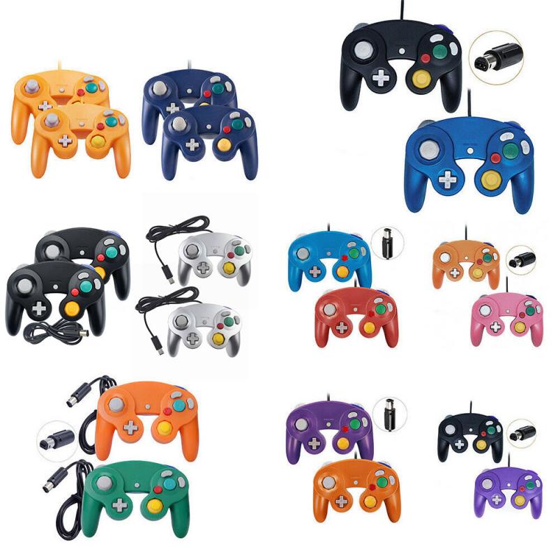 For Gamecube For NGC Controller GC Port PC USB Wired Gamepad Joypad Joystick For Nintendo For MAC Computer Game Accessory