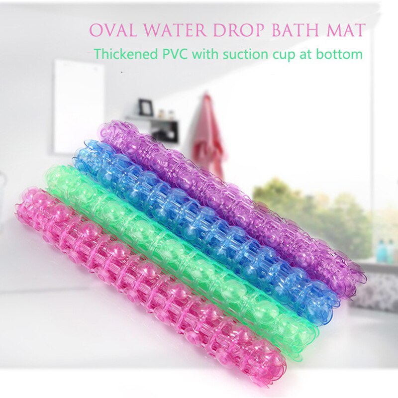 67 x 37cm badmat, badmat, tapijt, toiletmat, douchemat, doorzichtige bubbelmat, veiligheids- en antislipmat, pvc-badmat