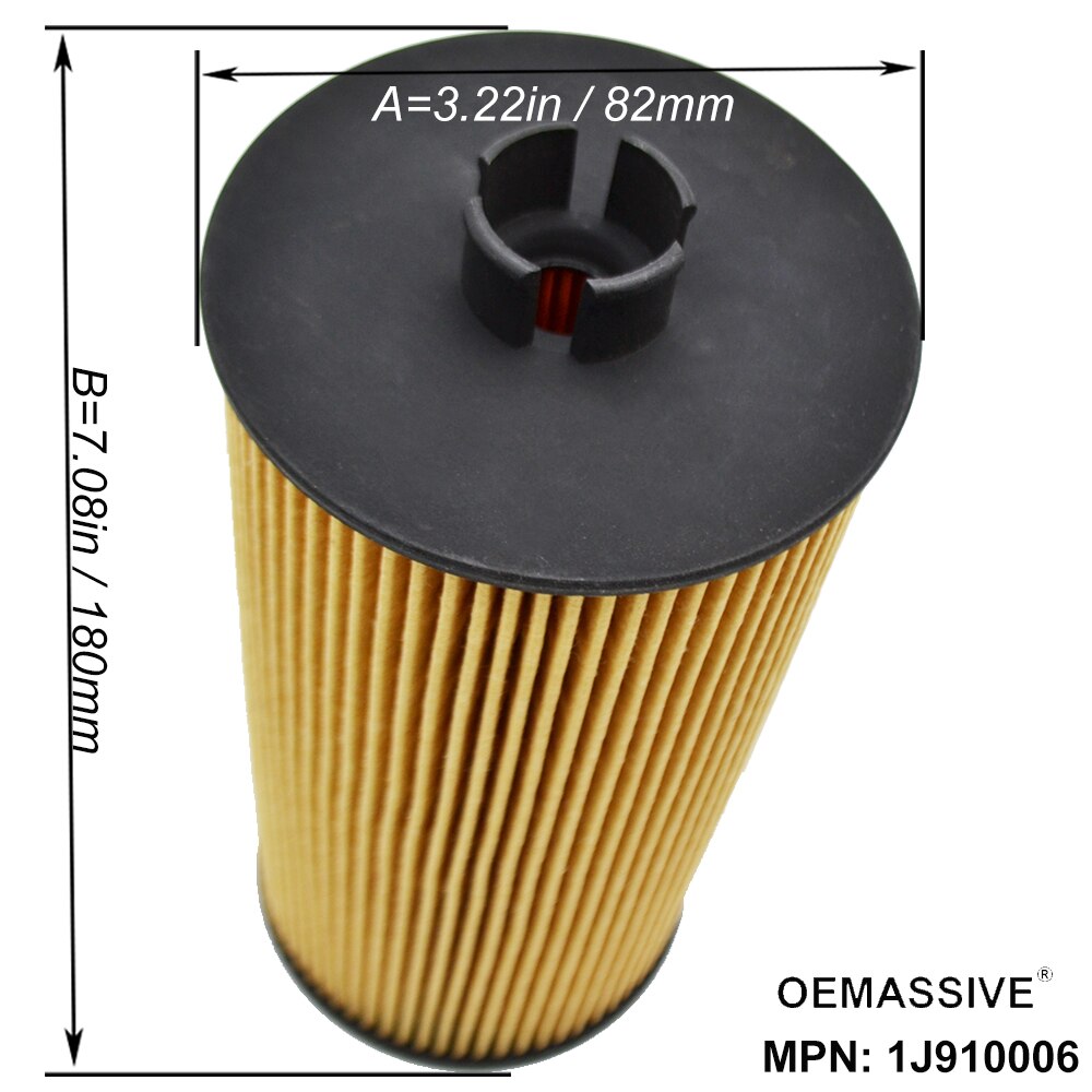 Filtro de aceite 3C3Z6731AA para Ford F-250 F-350 F-550 Super Duty 2003, 2004, 2005, 2006, 2007 6.0L / F-450 6.4L del motor Diesel
